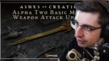 Shroud Reacts To: "Ashes of Creation Alpha Two Basic Melee Weapon Attack Update"