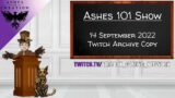 Ashes 101 – The Ashes of Creation Q&A Show – 14 September
