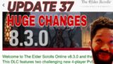 HUGE ESO Combat Update 37 Live Reaction